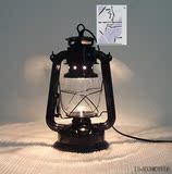 复古怀旧马灯煤油灯可调光插电式台灯床头灯卧室书房灯餐厅灯包邮