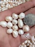 珍珠批发散珠 纯天然淡水大颗粒珍珠枕头 供佛高档无孔散珠
