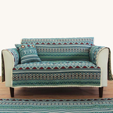 亚麻美式田园沙发垫布艺沙发四季夏季客厅欧式坐垫组合套装定做