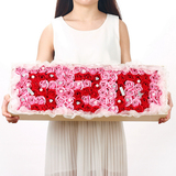 99朵香皂肥皂玫瑰鲜花束礼盒情人节生日创意礼物表白神器批发包邮
