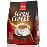 拍2袋送雀巢特浓咖啡5条Super 原味咖啡800克低脂3合1速溶 包邮
