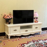 新款简易欧式田园电视柜客厅卧室实木白色电视柜简约现代小户型