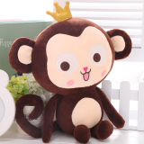 猴子毛绒玩具公仔大号小猴子儿童玩偶抱枕婚庆布娃娃女生生日礼物