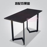 d1aq新款铁艺桌架时尚办公桌会议桌腿支架餐桌脚定做铁桌腿电脑桌