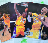 科比海报墙纸壁画装饰画 体育篮球明星球星nba海报科比 一套8张