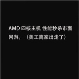 AMD X4 640四核 8G内存/LOL游戏台式组装兼容机整机  至诚精品