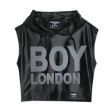 韩国代购 BOYLONDON专柜正品潮牌时尚女士无袖连帽T恤 B52HD03F89