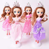 新款玩具芭比娃娃大眼娃娃索菲亚冰雪奇缘公主女孩玩具儿童玩具女