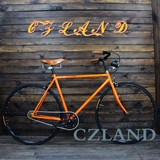 促销包邮CZLAND复古自行车通勤车男女学生英伦荷兰日本摄影道具车