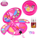 包邮正品迪士尼公主化妆品彩妆盒 女童表演化妆品过家家聚会玩具