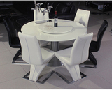 简约现代美人鱼餐椅客厅餐椅黑白色鳄鱼纹皮餐椅休闲餐厅椅子家用