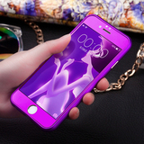 苹果6S钢化玻璃膜iPhone6 plus手机壳套4.7金属边框奢华镜面彩膜