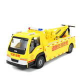 凯迪威 道路救援清障拖车汽车维修声光版合金工程车模型儿童玩具