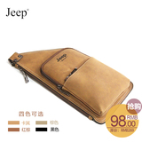 jeep新款单肩斜挎胸包男韩版挎包户外运动休闲骑行男包