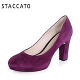 Staccato/思加图2016秋季专柜同款羊皮优雅气质女单鞋9A401CQ6