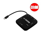 包邮 带供电线 平板电脑移动硬盘 手机 micro usb hub OTG 读卡器