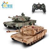 玩具汽车摇控车金属遥控坦克模型超大对战可发射充电动 儿童越野