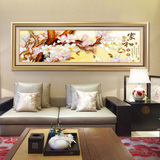画床头画牡丹花新中式花卉挂画中国风装饰画客厅壁画沙发背景墙
