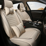 汽车坐垫外贸出口高品质皮革 透气舒适实用四季通用汽车坐垫