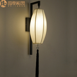 现代新中式壁灯 客厅卧室床头灯LED装饰创意铁艺墙壁灯过道灯具