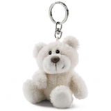 NICI专柜正品  Bear经典米白色小熊毛绒玩具钥匙扣小挂件31080
