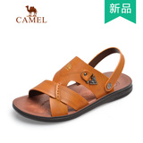 Camel/骆驼男鞋2016夏季新款男凉鞋透气沙滩鞋真皮凉鞋A262211281