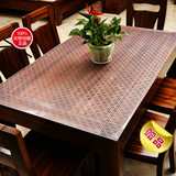 格子磨砂半透明PVC桌布布艺防水茶几桌垫隔热软玻璃餐垫特价包邮