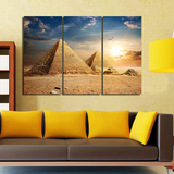 埃及装饰画欧式风景现代简约挂画无框拼套客厅背景墙画金字塔沙漠
