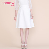 Nemow/拿美2016春装专柜新款高腰A字绣花伞裙A6L038