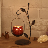 欧式铁艺烛台 浪漫礼品 复古创意摆件烛台蜡烛 酒吧居家装饰用品