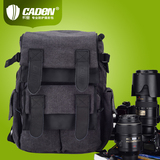 CADEN卡登 休闲双肩摄影包 5d2数码相机包 佳能尼康 帆布 单反包
