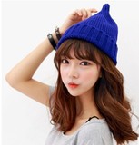 莉舒微 帽子女韩版冬季毛线帽 奶嘴尖尖帽 时尚锥形帽洋葱帽