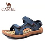 Camel/骆驼男鞋真皮沙滩鞋2016夏季户外运动休闲男凉鞋A2287098