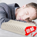 泰国新款单人长方形成人助眠护颈椎按摩天热乳胶枕头颗粒防打鼾