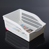 日本进口厨房抽屉收纳盒收纳篮桌面置物篮整理筐塑料调味储物盒子