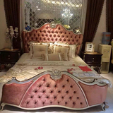 欧式床 实木床家具 新古典床 美式婚床简欧双人床 布艺床公主床