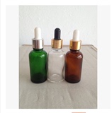 批发透明彩色玻璃精油瓶5ml-15ml空瓶分装小药瓶滴管精油调配瓶