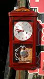 上海555牌  十五天 机械 挂钟 五六十年代 怀旧收藏 成色如图