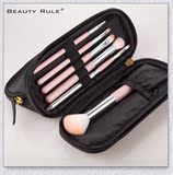 美丽法则套刷两用化妆包黑色便携收纳包刷包手拿包手抓包小号韩国