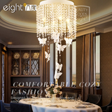 北欧创意个性水晶灯具客厅吸顶灯饰圆形书房餐厅卧室灯天使之舞灯