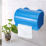 卫生间纸巾盒吸盘免打孔厕纸盒收纳防水纸巾架厨房卷纸器卫生纸盒