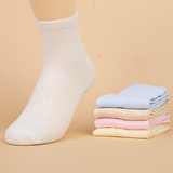 儿童袜子纯棉 夏季薄款1-3-57-9岁小孩男女大童 学生宝宝中筒网眼