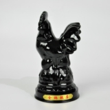 陶瓷工艺品黑色十二生肖摆件鼠牛虎兔龙蛇马羊猴鸡狗猪生日礼物