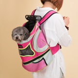 时尚运动双肩包狗狗外出包书包款便携宠物包猫包泰迪春夏背包用品