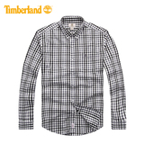 Timberland/添柏岚男装 新品 纯棉格纹户外长袖衬衫|A12MR