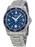 5.3美国进口代购 Victorinox 瑞士军装海军蓝表盘不锈钢男士手表