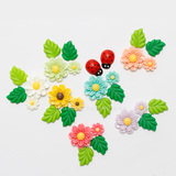 田园花卉树脂冰箱贴 强力磁铁磁贴 创意韩国早教教学吸铁石装饰品