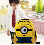 韩版小黄人书包小学生男生1-3-5年级儿童书包6-12周岁男童双肩包