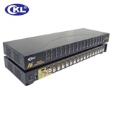 CKL-9116H 16进1出高清切屏带音频16口切换HDMI USB KVM切换器