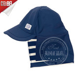 英国代购NEXT童装16春海军蓝沙滩防晒遮阳帽军团帽（3个月至6岁）
